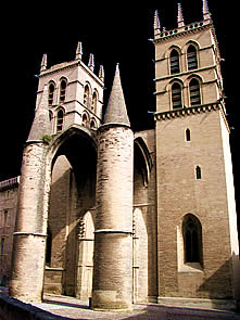 Catedral estilo gtico en Montpellier.