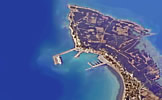 Foto aerea de la Isla Santorini.