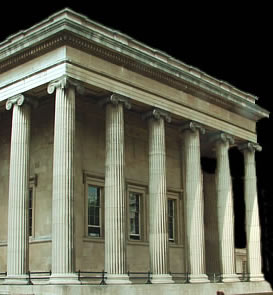 Arquitectura de inspiracin neoclsica en el Museo Britnico.
