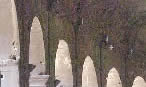 Pilares de construccin famosa en Roma.