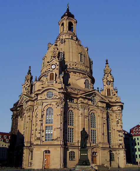 Arquitectura de Lutero en la ciudad de Dresde.