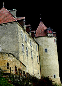 Castillo Gruyeres en Suiza