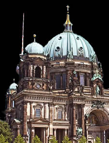 Arquitectura en el templo protestante alemán.