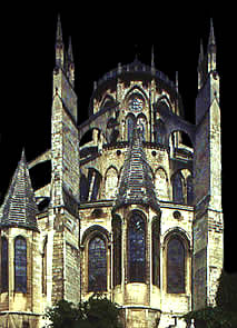 Arquitectura del gotico en Bourges.