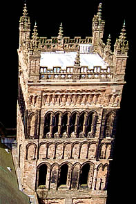 Arquitectura en la torre de Durham.