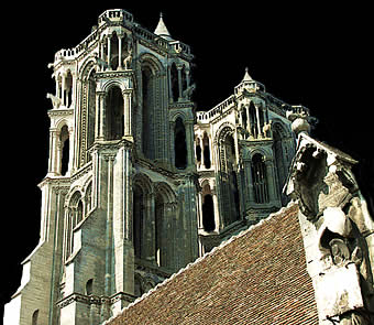 Arquitectura del templo en Laon.