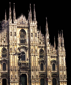 Construcción itálica La catedral de Milán.
