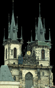 Entrada de la catedral de Praga.
