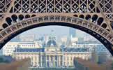 Vista de Trocadero desde lo alto del monumento.