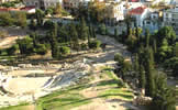 Teatro de Dionisio desde la cumbre de la Acrpolis.