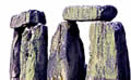 Detalle del megalito prehistórico.
