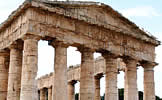Templo estilo grecorromano en Segesta.