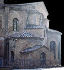 Arquitectura bizantina, Iglesia San Vital de Rávena.