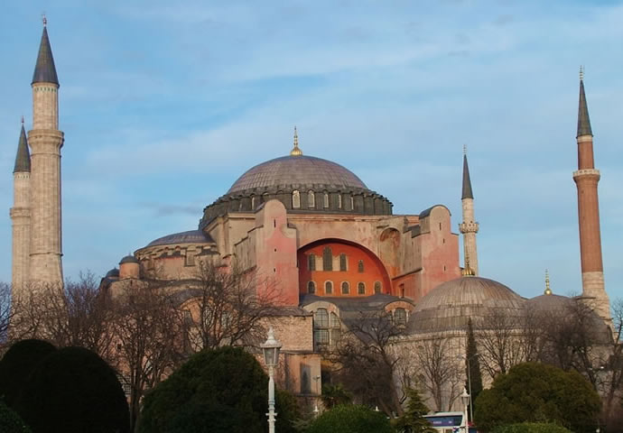 Arquitectura en Estambul de estilo bizantino.